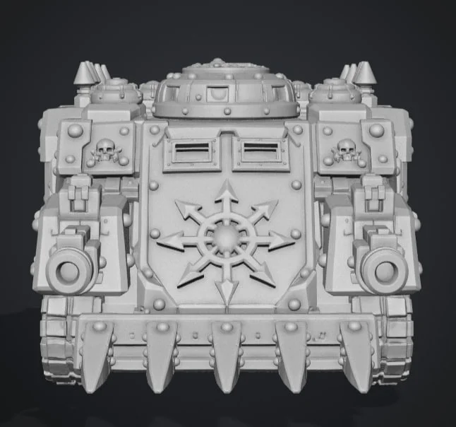 Фигурка "пухлый" Носорог Хаоса Warhammer 40000 - миниатюра 2
