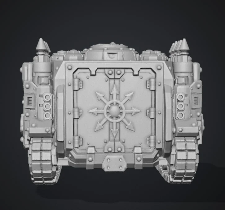 Фигурка "пухлый" Носорог Хаоса Warhammer 40000 - миниатюра 3