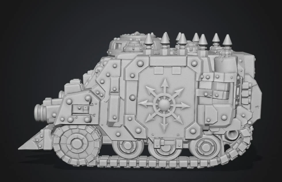 Фигурка "пухлый" Носорог Хаоса Warhammer 40000 - миниатюра 4