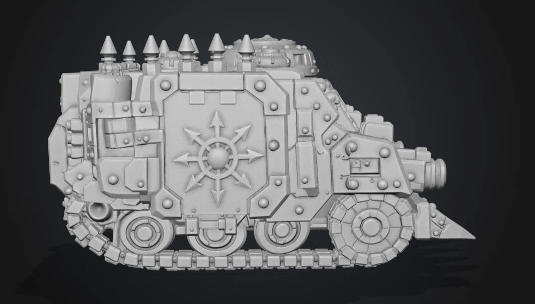 Фигурка "пухлый" Носорог Хаоса Warhammer 40000 - миниатюра 5