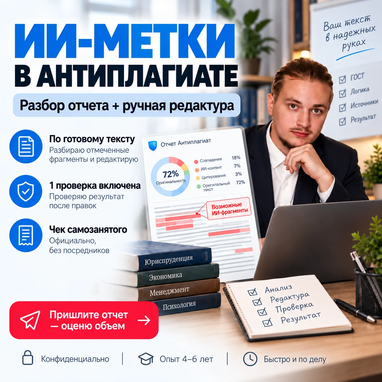 Ии-метки в Антиплагиате - редактура текста - изображение 1