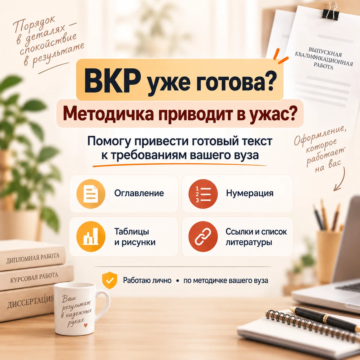 Оформление ВКР и диплома по методичке - изображение 1