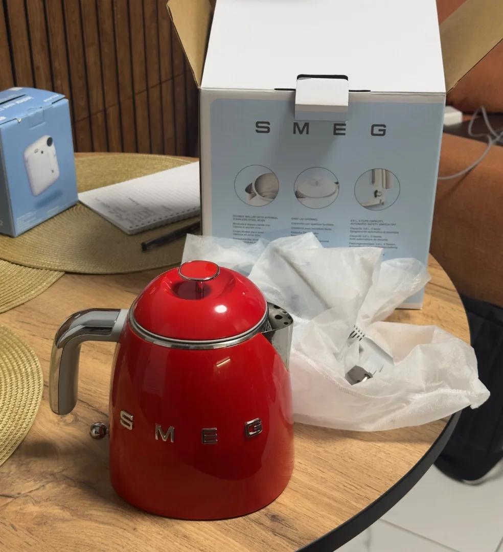 Чайник Smeg 0,8 красный - миниатюра 5