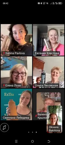 йога зарядки в zoom
