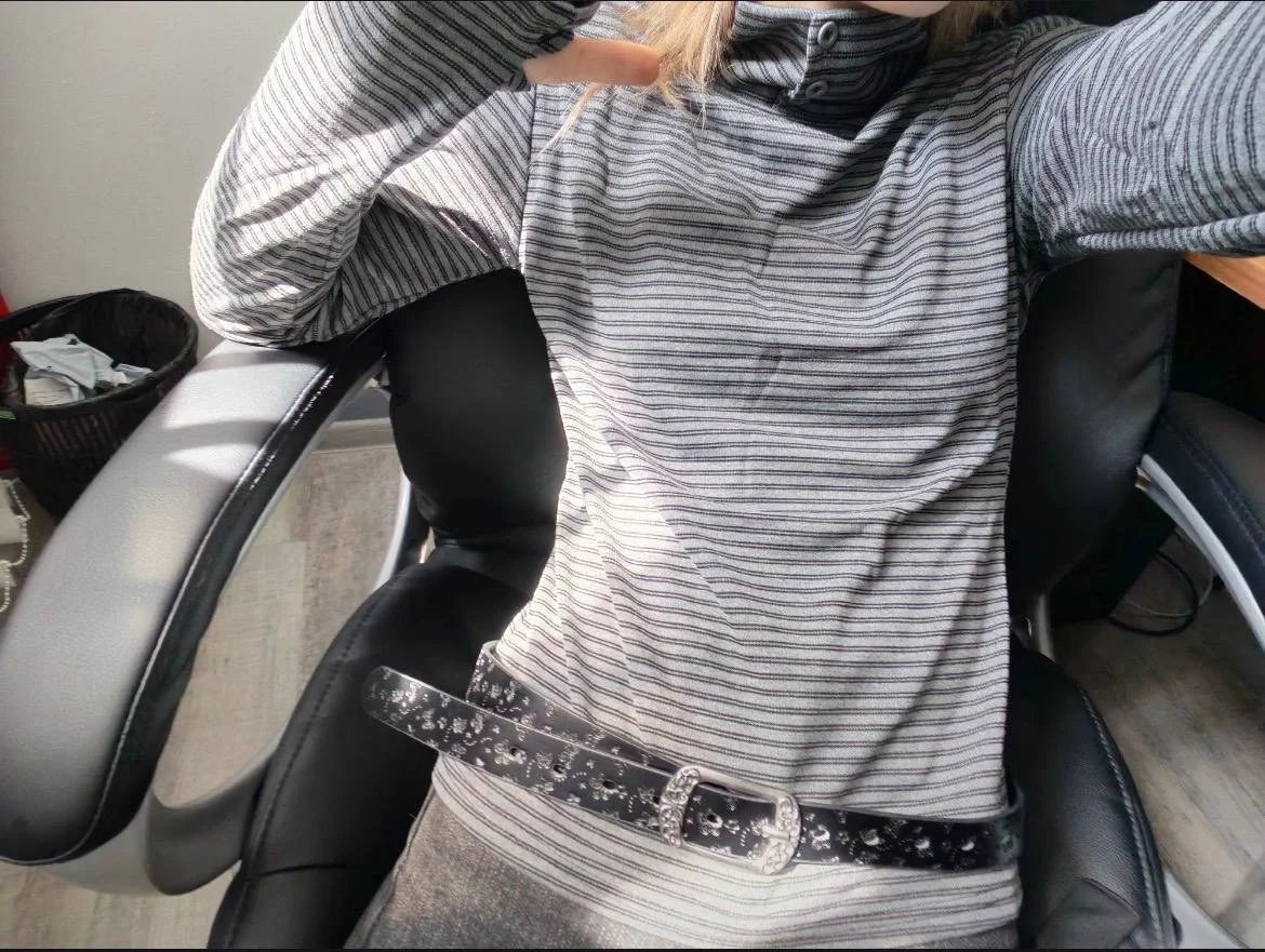 ремень y2k chrome hearts type - миниатюра 2