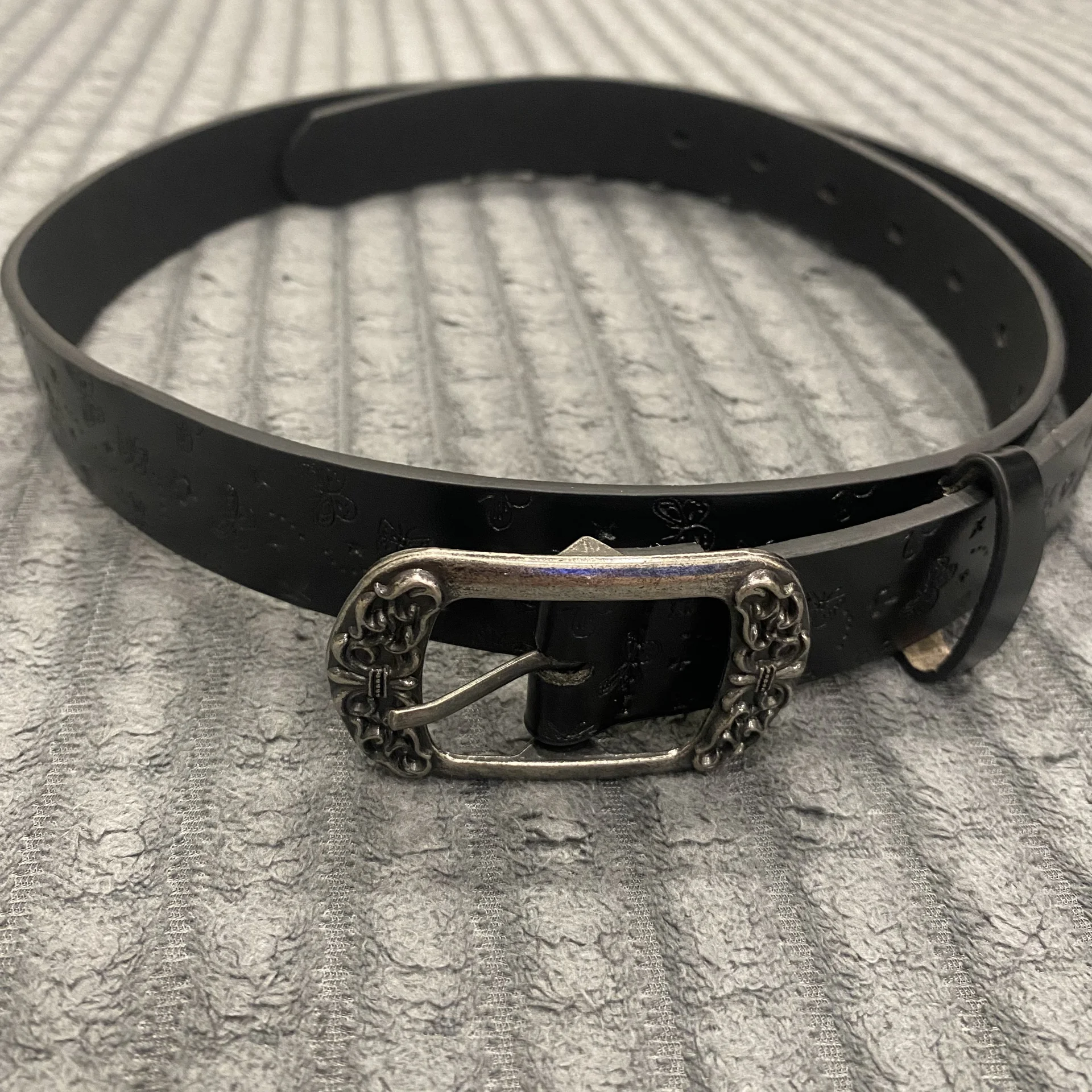 ремень y2k chrome hearts type - миниатюра 4