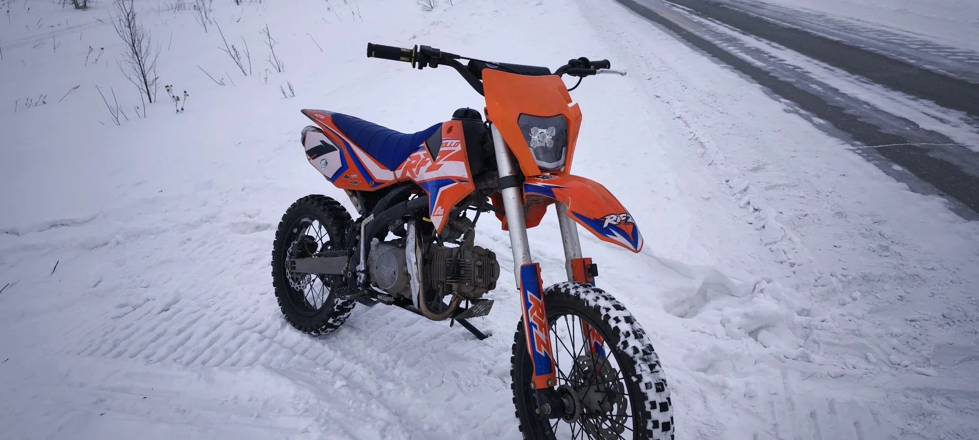 питбайк Apollo rfz 125 - миниатюра 7