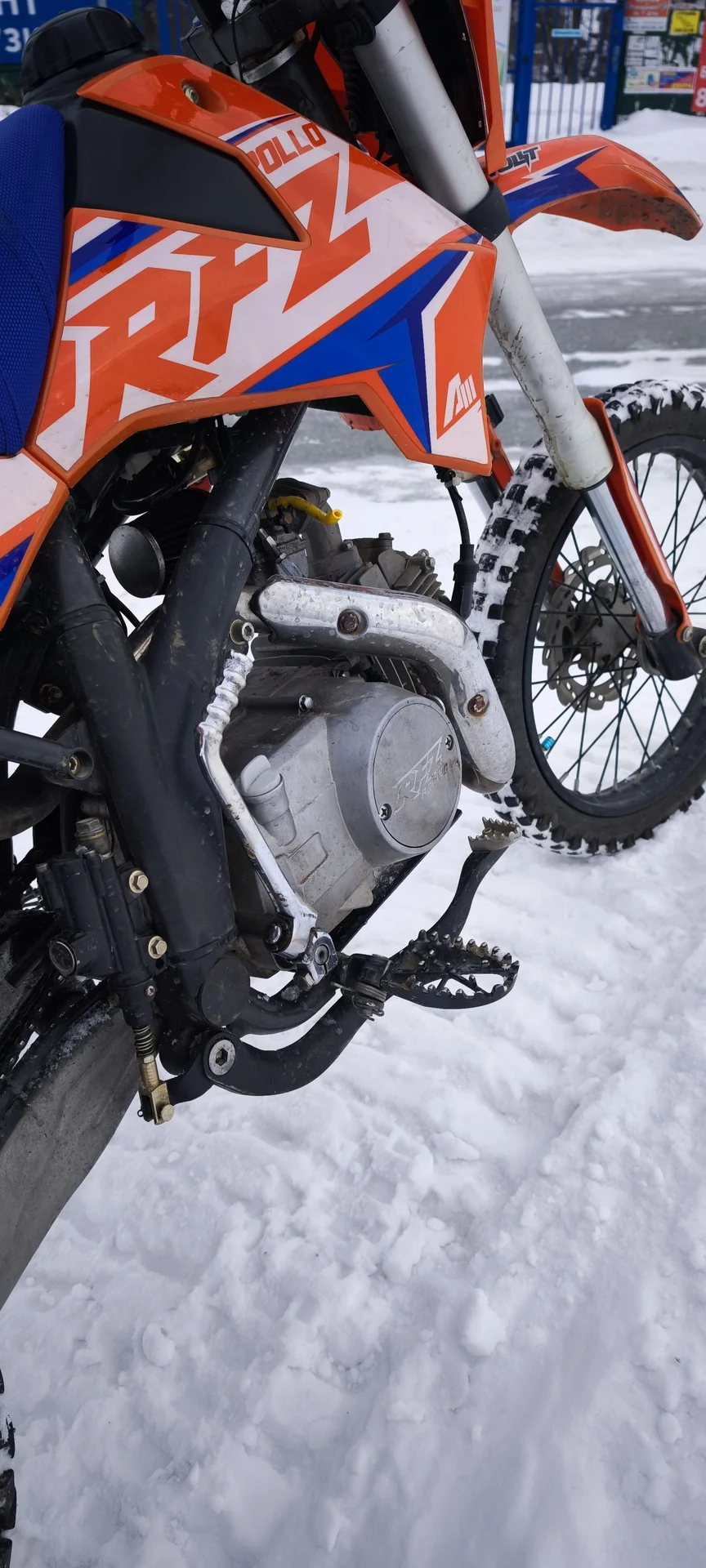 питбайк Apollo rfz 125 - миниатюра 11