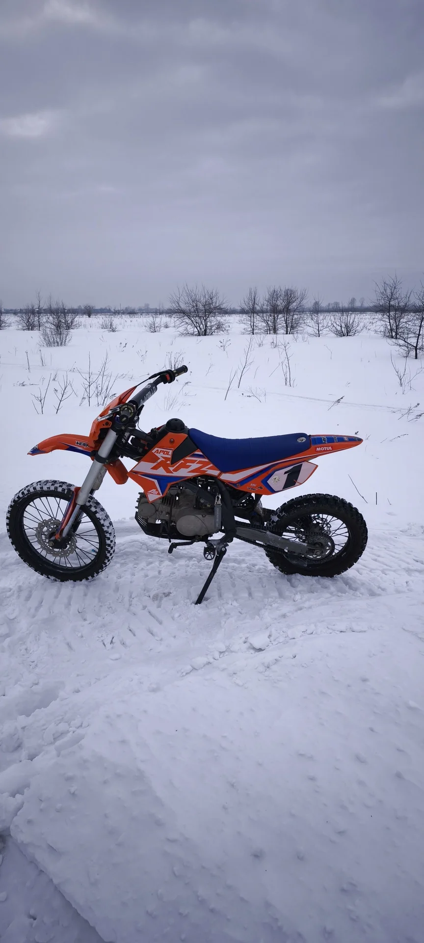 питбайк Apollo rfz 125 - миниатюра 13