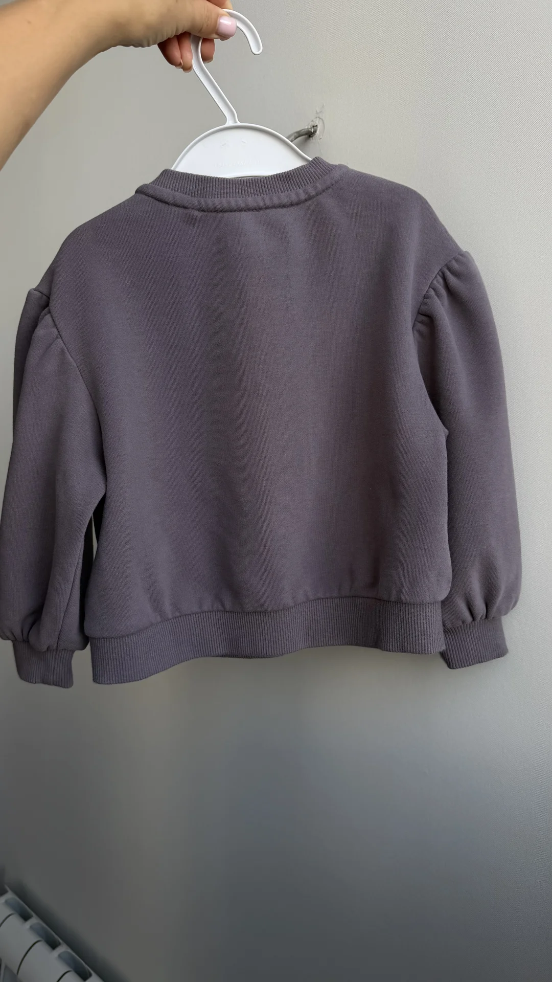 детский серый свитшот GJ размер 92 см - миниатюра 2