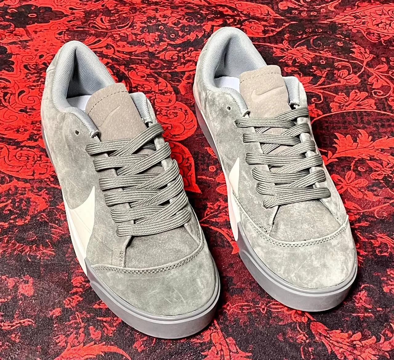 Кеды Nike Blazer серые - миниатюра 2