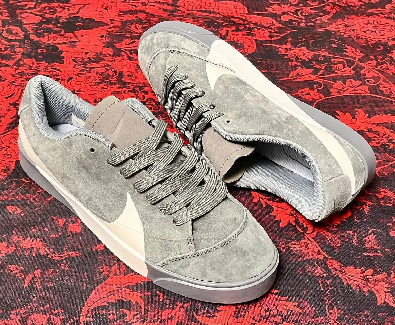 Кеды Nike Blazer серые - миниатюра 6