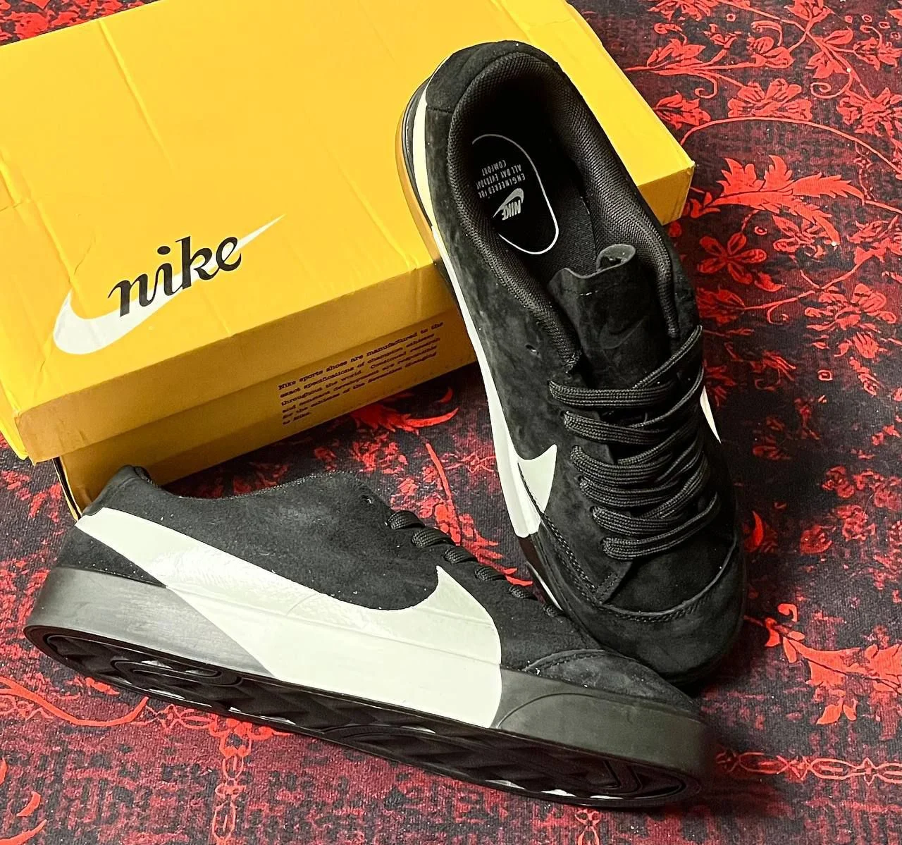Кеды Nike Blazer low черные - изображение 1