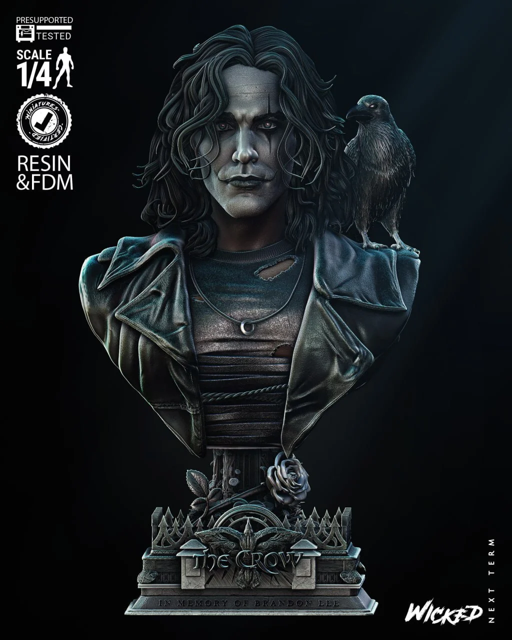Бюст ворон the crow - изображение 1
