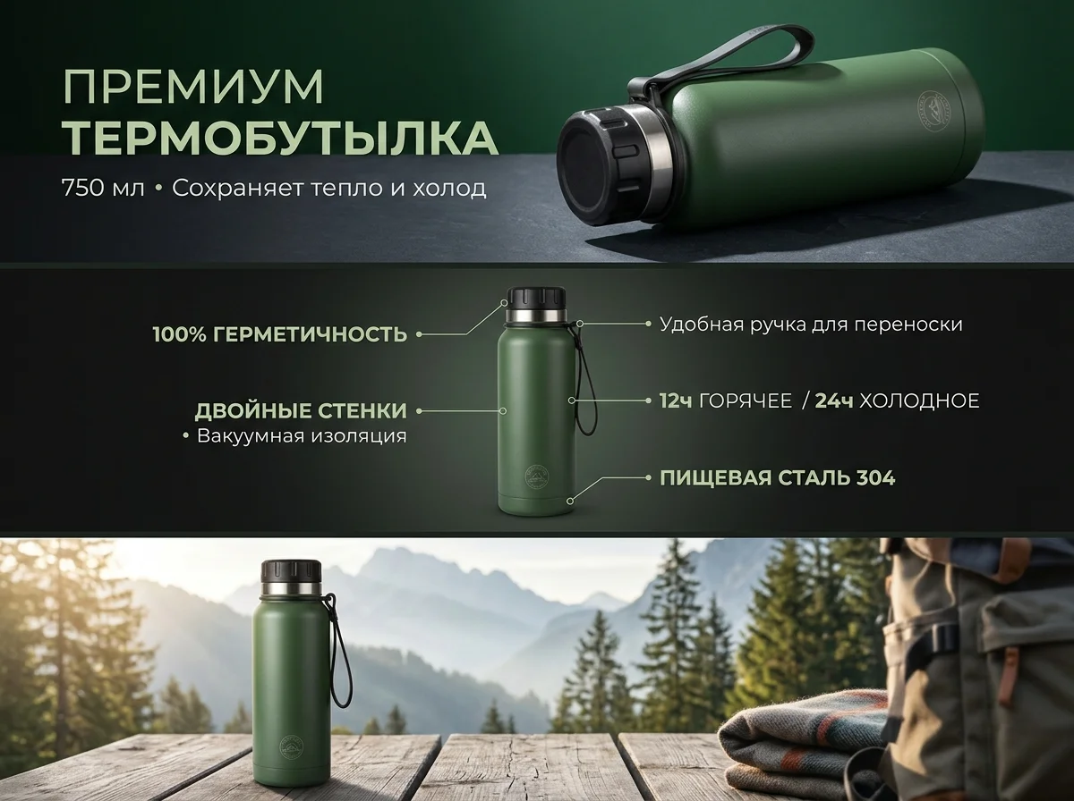 Инфографика карточки товара для Wildberries, Ozon, Авито - миниатюра 6