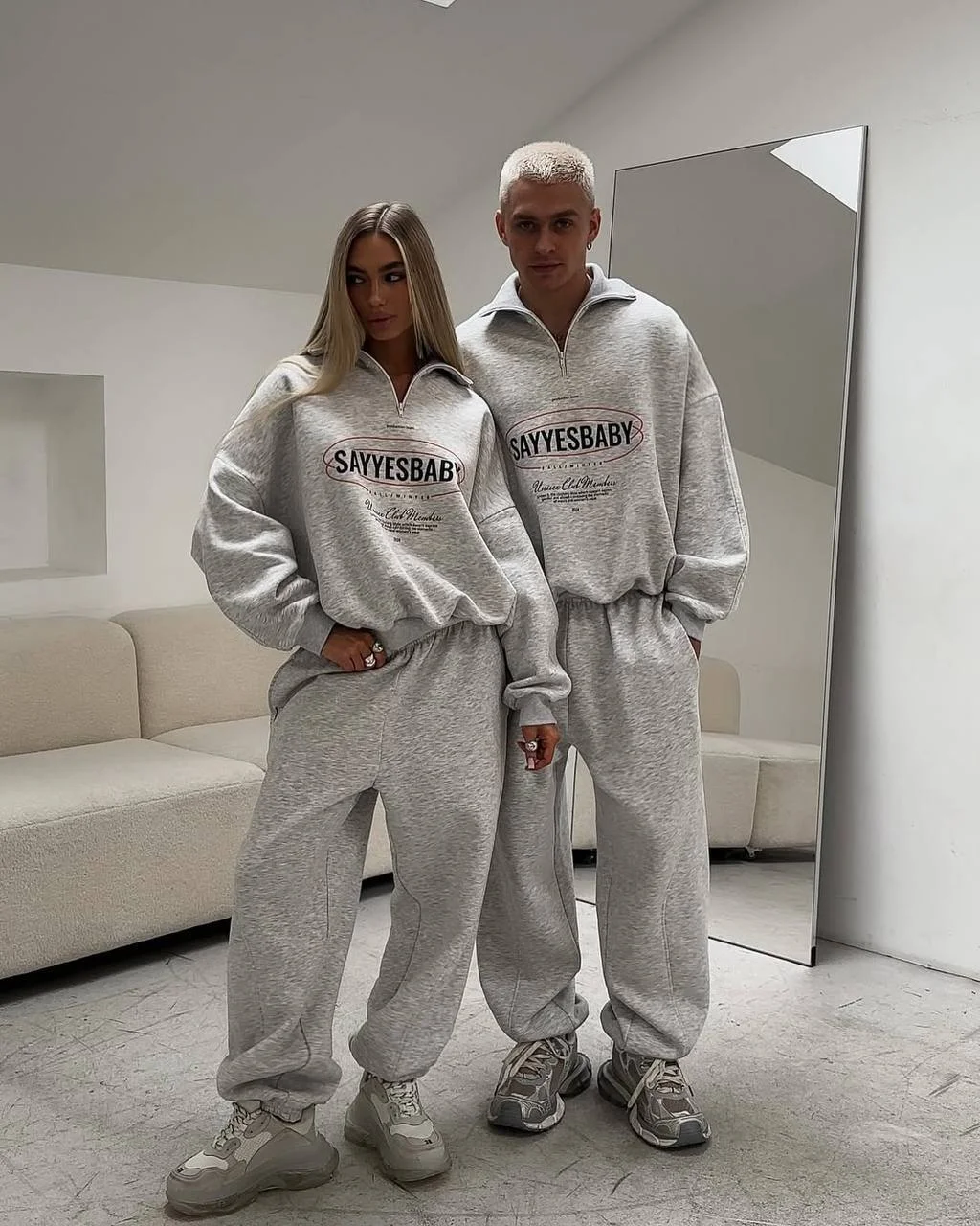Спортивный костюм унисекс утепленный - миниатюра 2