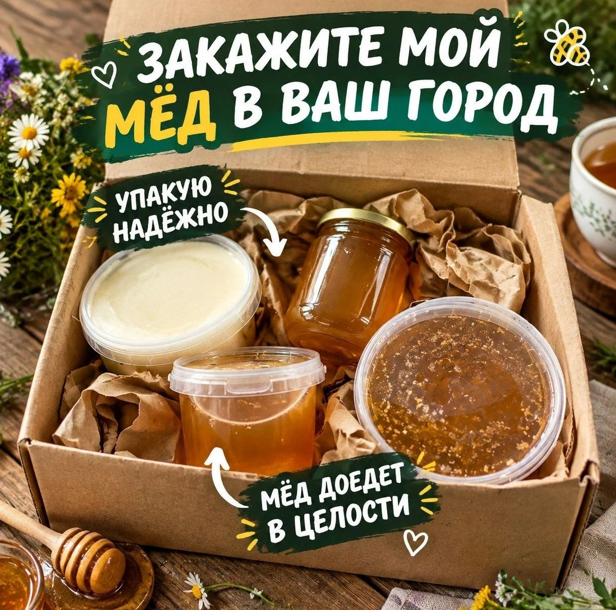 Невкусный Леcнoй мед дикой пчелы 2026г - миниатюра 5