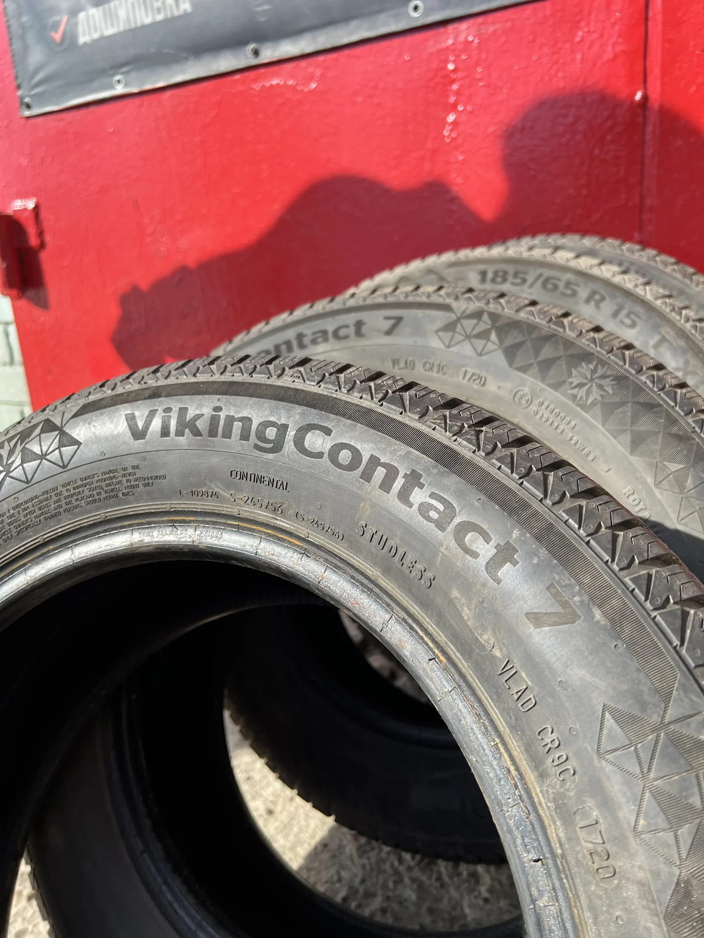 Зимние шины Continental 185/65R15 - миниатюра 4