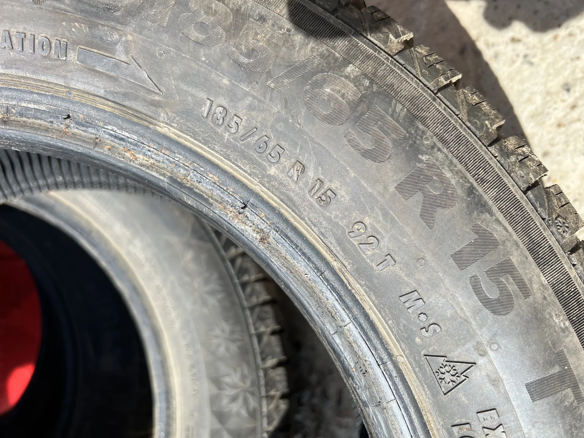 Зимние шины Continental 185/65R15 - миниатюра 5