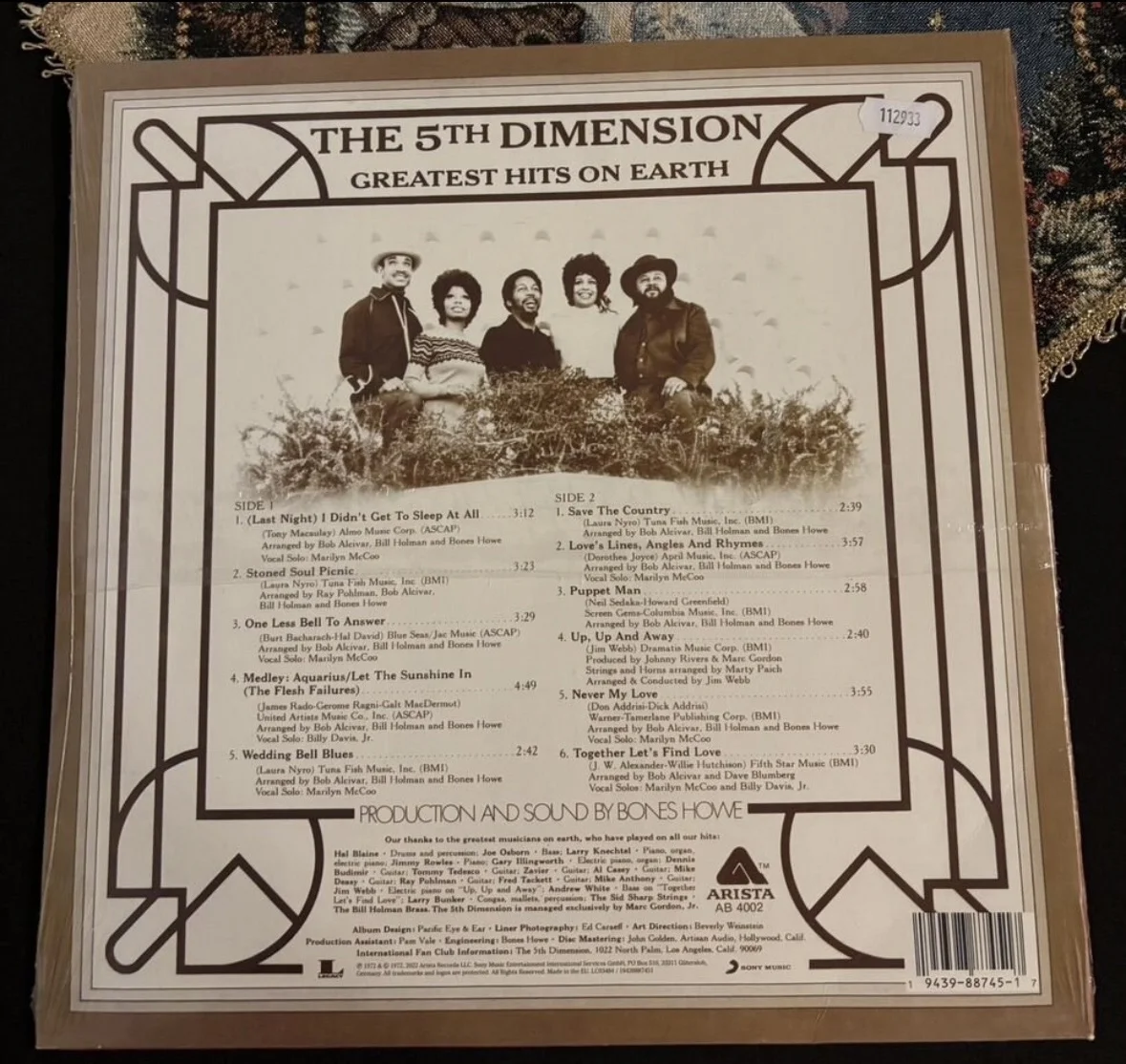 Новая виниловая пластинка «The 5th dimension» - миниатюра 2