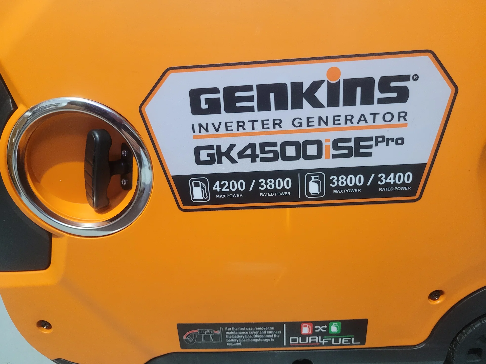 Двухтопливный генератор Genkins GK4000iS (газ/бензин) - миниатюра 6