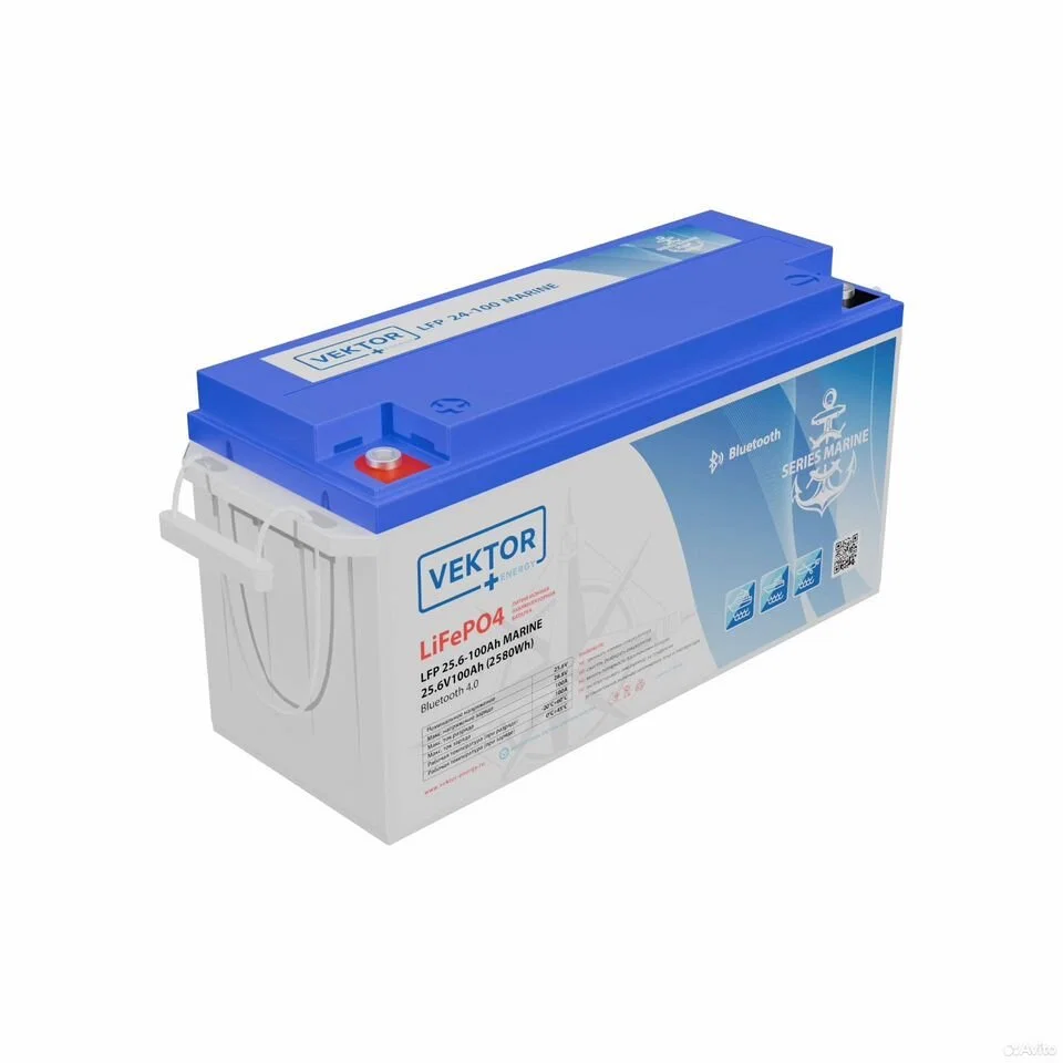 Литиевый аккумулятор Vektor LFP 25,6-100 marine - изображение 1