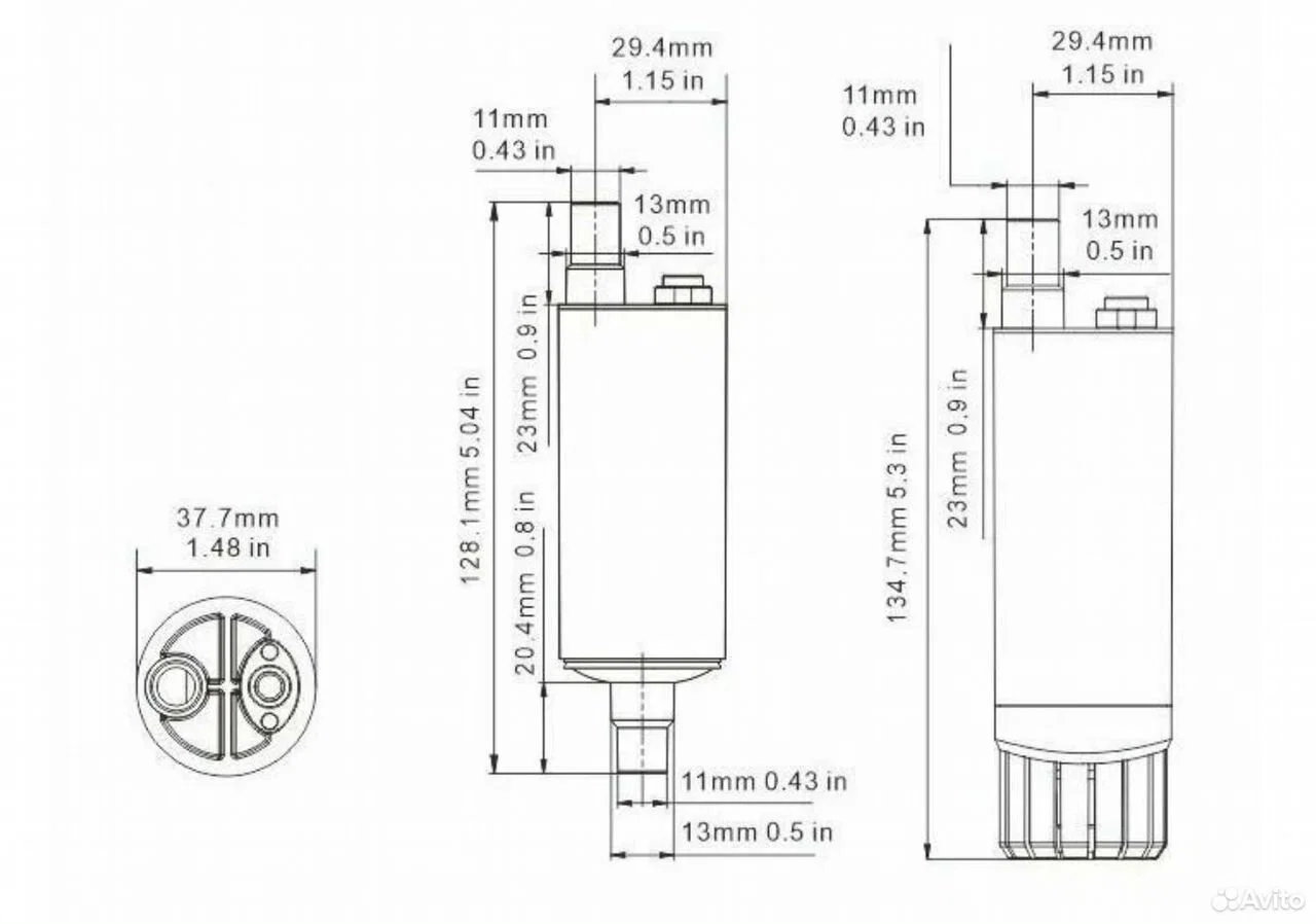 Насос погружной seaflo sfsp1-G200-03B - миниатюра 2