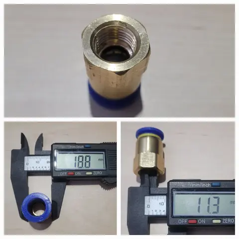 Штуцер быстросъёмный 1/4"×12 мм PCF12-4