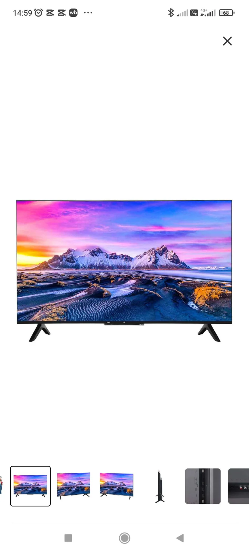 Телевизор Android TV xiaomi 43 (108см) - изображение 1