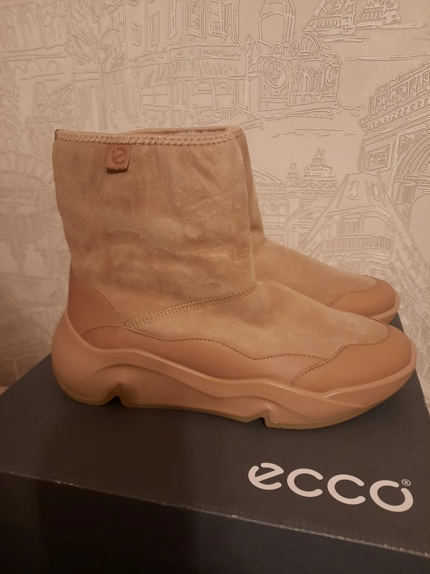 Новые угги Ессо Chunky 38 - изображение 1