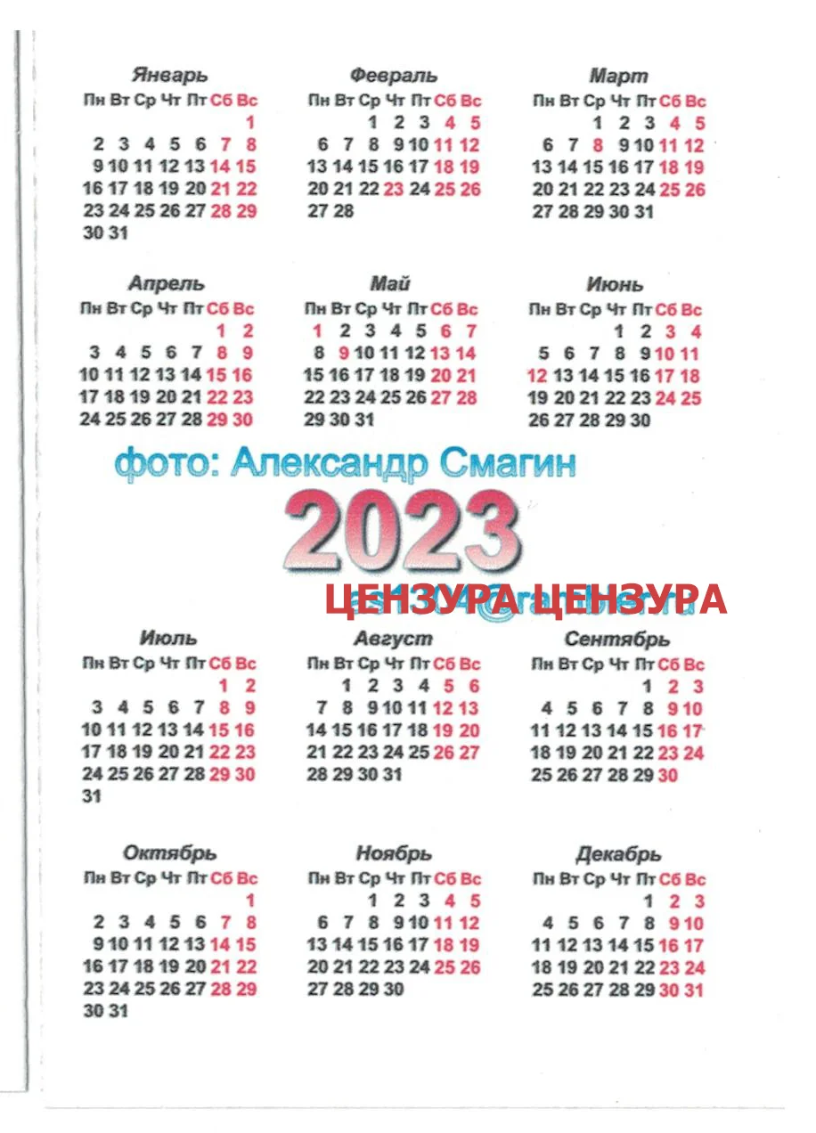 Карманные календари/Ню - миниатюра 2