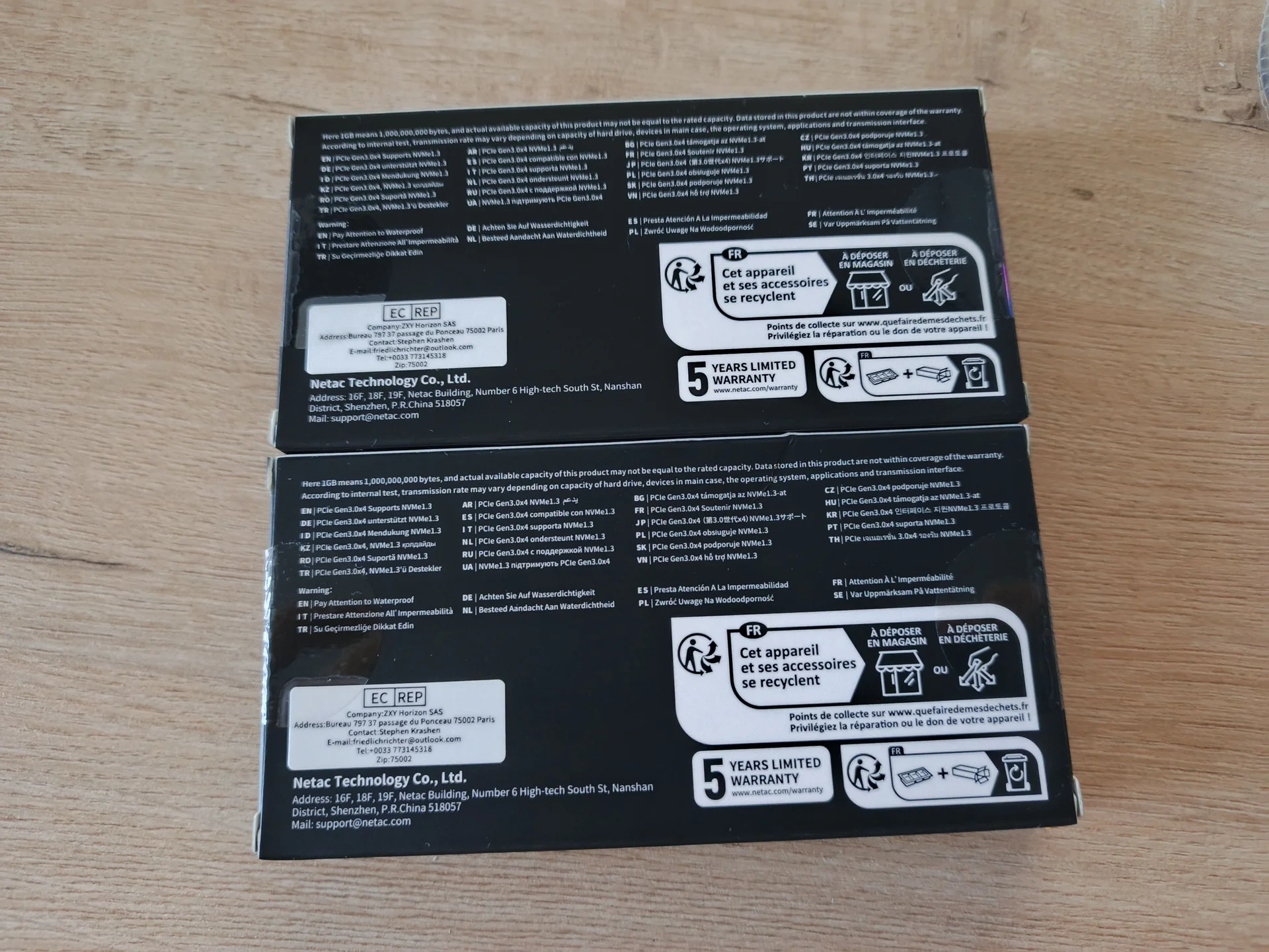 ssd NVME netac nv3000 500gb - миниатюра 2