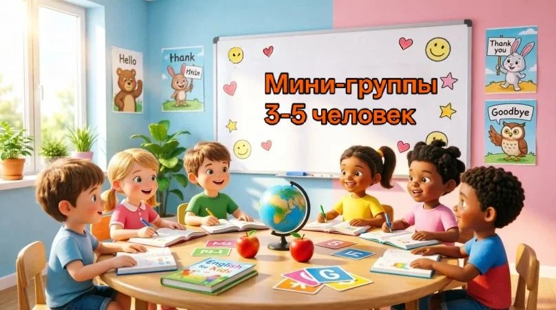 Английский для детей 6-18 лет, мини группы - миниатюра 2