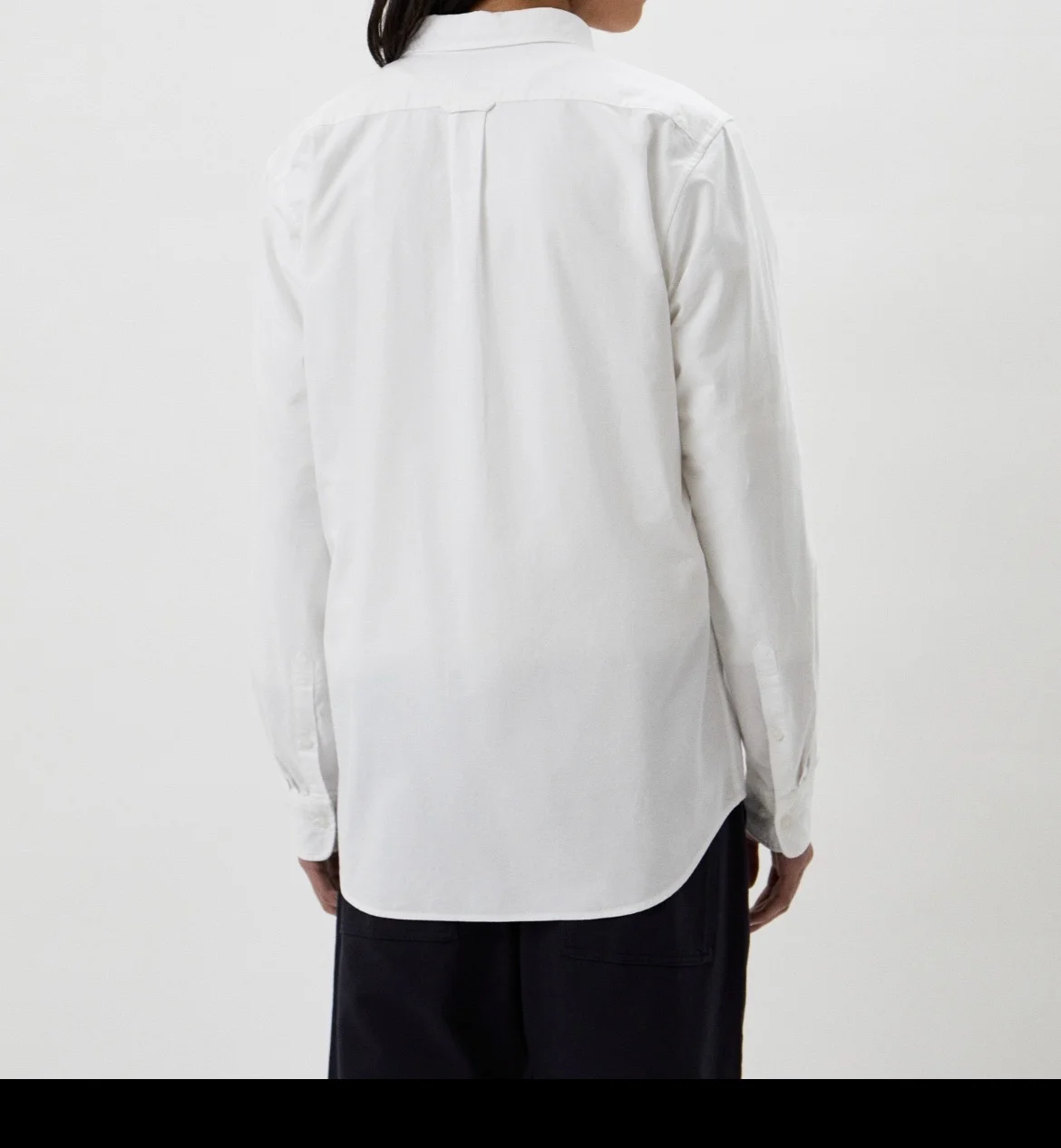 Рубашка белая мужская Uniqlo - миниатюра 3