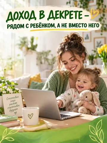 Работа для мамочек в декрете