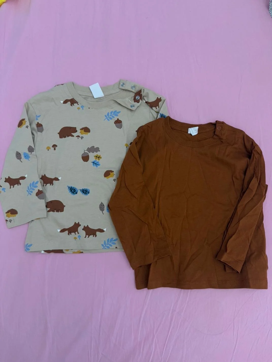 Лонгсливы H&M 92р новые - изображение 1