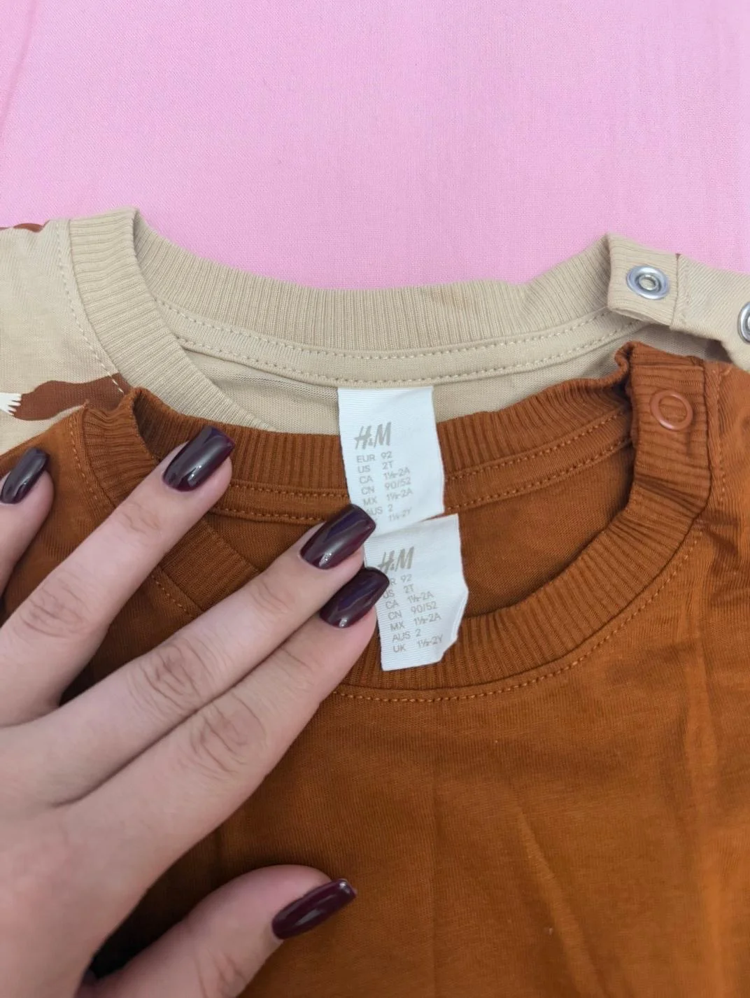 Лонгсливы H&M 92р новые - миниатюра 2