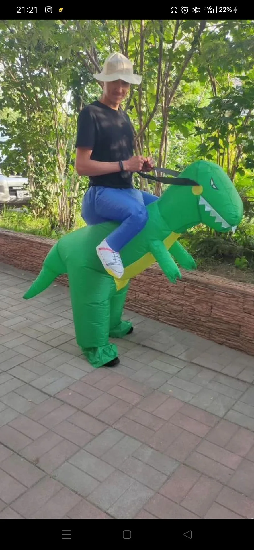 Костюмы надувные Динозавр T-Rex, миньон - миниатюра 5