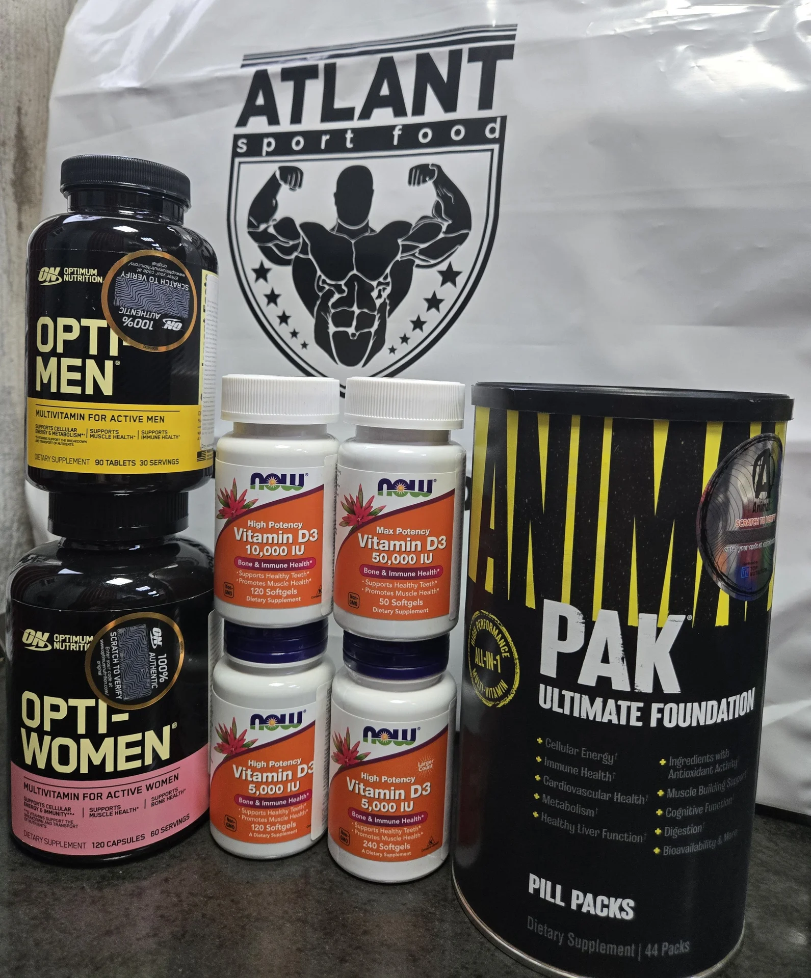 Optimum nutrition OPTI-MEN/NOW D3 5000/10000 IU - изображение 1