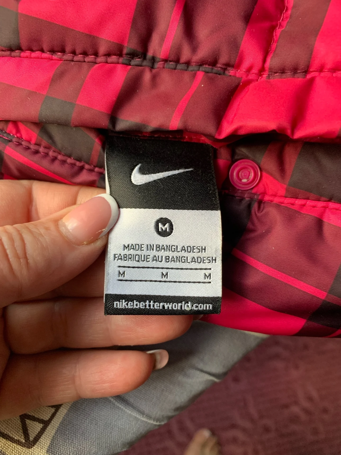 Осенняя двусторонняя куртка Nike (оригинал) - миниатюра 4