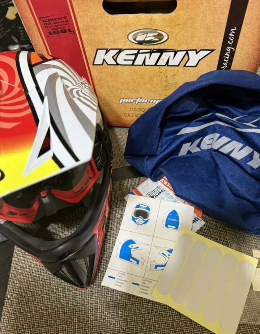 Шлем кроссовый Kenny performance red S - миниатюра 7