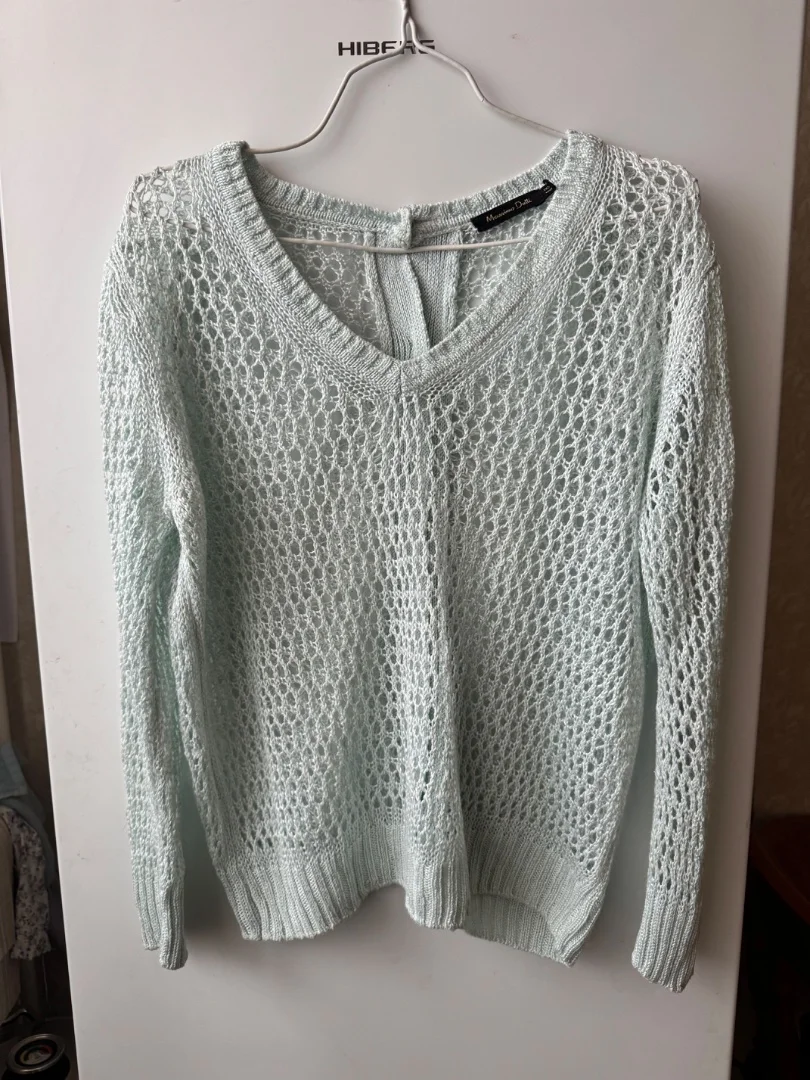 Вязаная кофточка massimo dutti - изображение 1