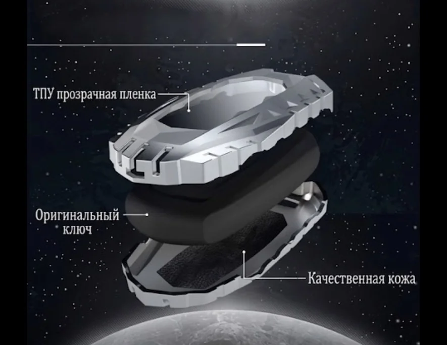 Защитный чехол для автомобильного ключа Geely - миниатюра 3