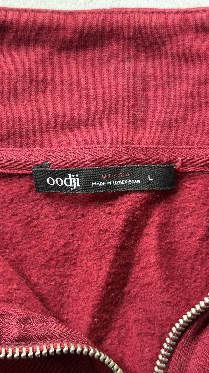 Oodji Ultra свитшот L, бордовая - миниатюра 2