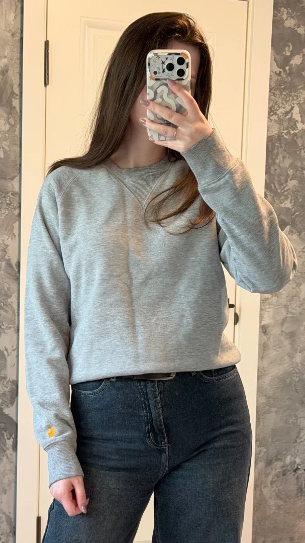 Carhartt — свитшот, XS, серый - миниатюра 3