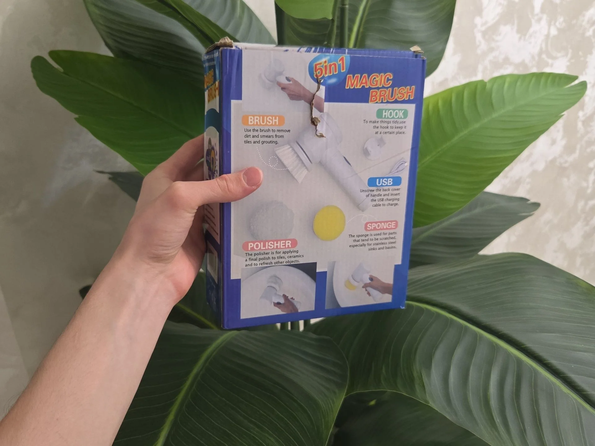 ✨ 5в1 Magic Brush — электрическая щётка для уборки - миниатюра 2