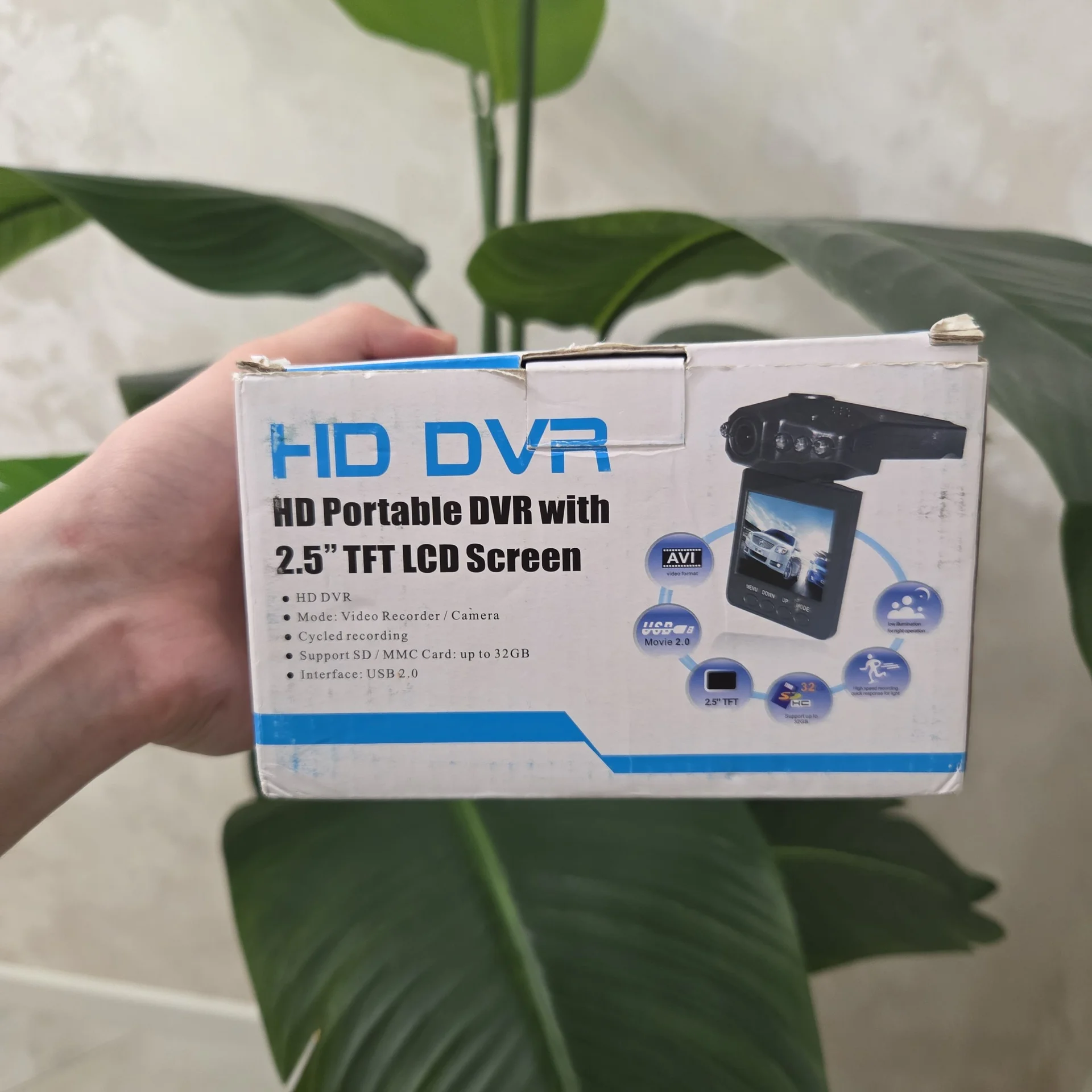 Видеорегистратор HD DVR с экраном 2.5" USB 2.0 ⚡ - миниатюра 3