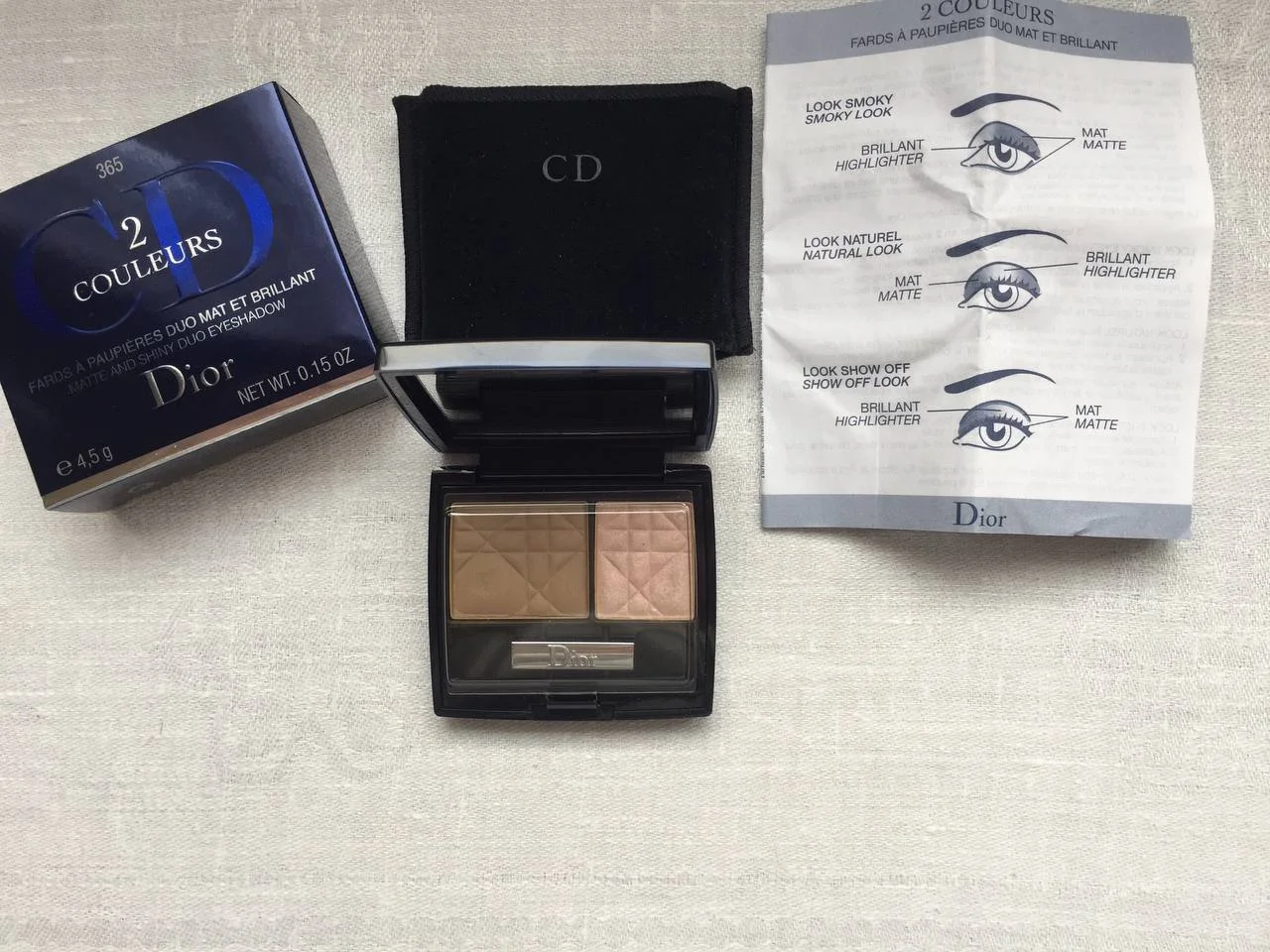 DIOR 2 COULEURS 365 тени, оригинал, 2-ка - миниатюра 9