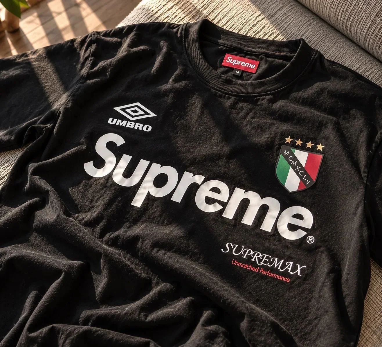 футболка supreme x umbro - миниатюра 2
