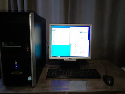 Пк с монитором для учебы, работы и лёгких игр